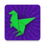 origami dinosaurs and dragons android application logo